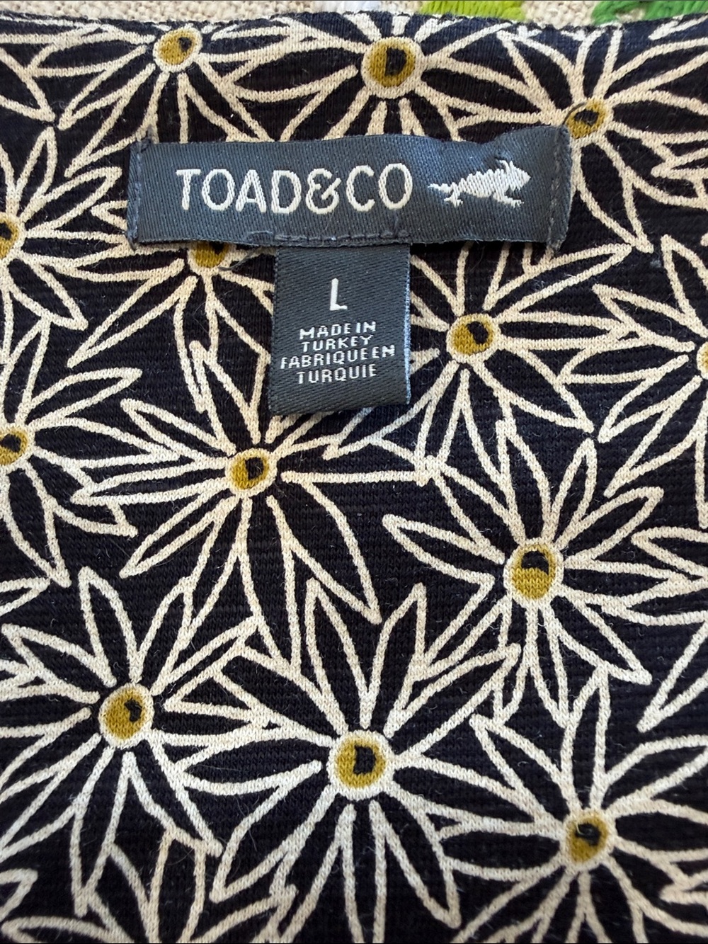 Toad & Co Rosemarie organic cotton/Tencel V neck Empire waist Dress
Large - Picture 3 of 4